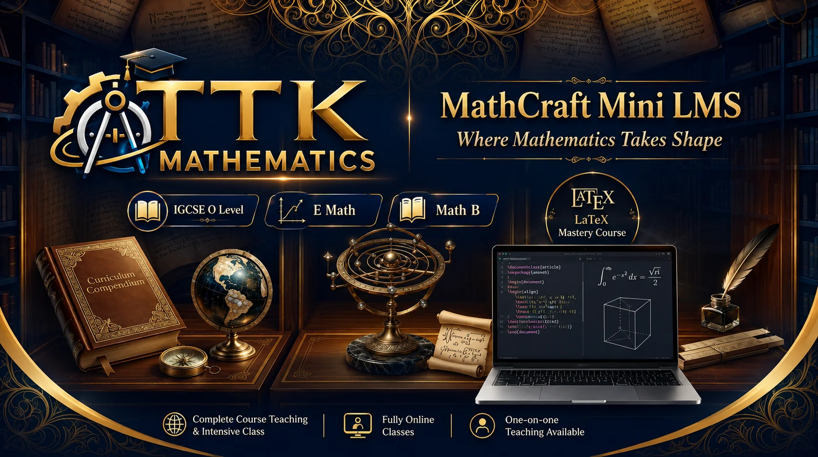 MathCraft Mini LMS — Where Mathematics Takes Shape